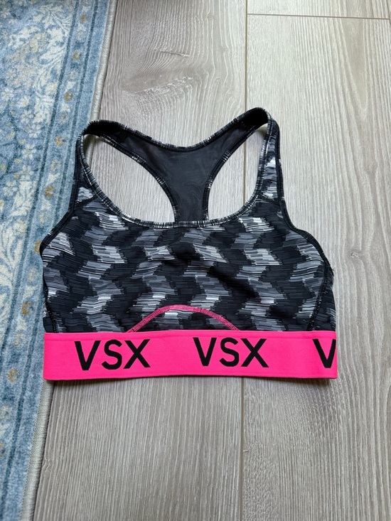 Victoria's Secret Other - Victoria’s Secret Sport patterned neon sports bra athletic running support